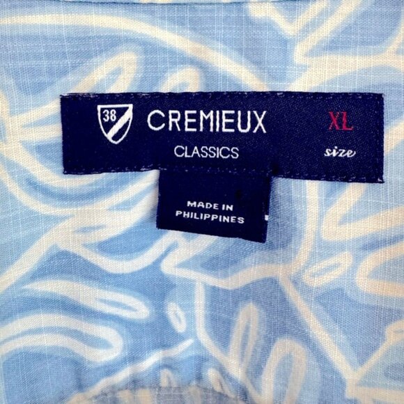 Daniel Cremieux Blue and White Casual Button Down Shirt in Men’s Size XL - Picture 3 of 7